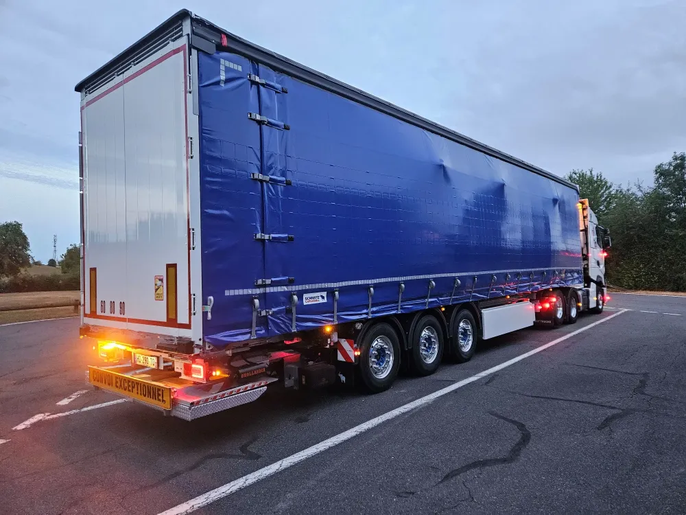 TAUTLINER ECARTBABLE CONVOI EXCEPTIONNEL